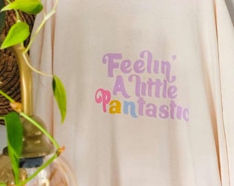 Retro &quot;Pantastic&quot; Pride Tee: Comfort Colors Garment-Dyed Unisex T-Shirt