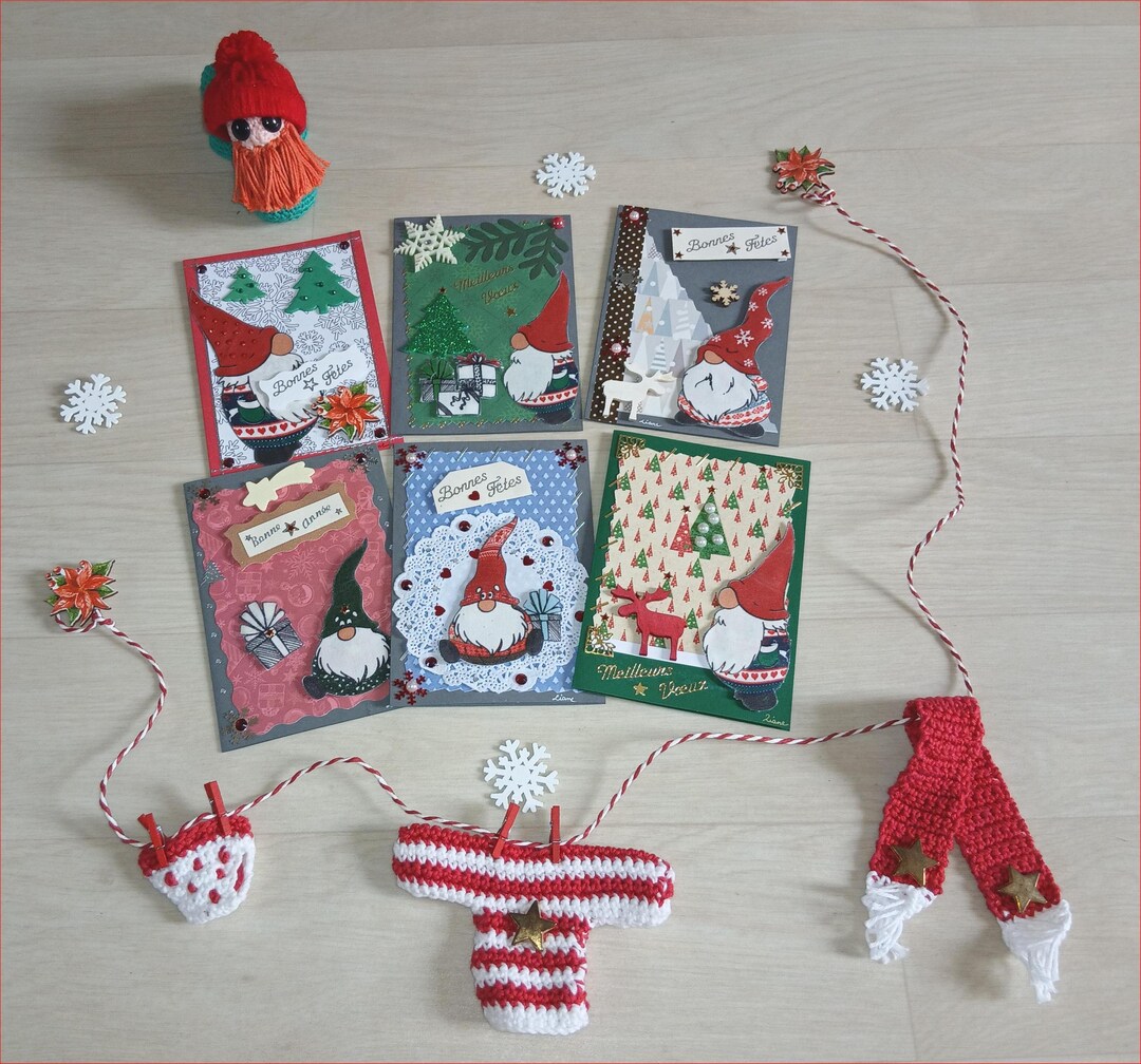 Greeting Cards, Christmas Elves, Handmade With Passion, Original and ...