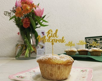 Eid Mubarak! Sechs tolle Muffinstecker für ein unvergessliches Eid-Fest. Die Muffinstecker sind wiederverwendbar und daher umwelfreundlich.