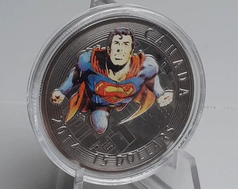 2014 CANADA dollar .999 SILVER Coin Iconic Superman