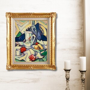 Samuel John Peploe – Still Life | Framed Hand-Painted Oil Painting Reproduction | Bold and Elegant Wall Art for Modern Interiors