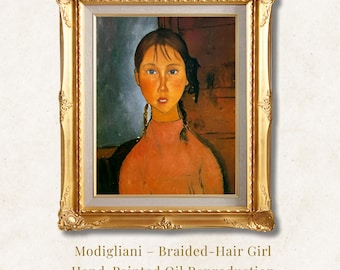 モディリアーニがキャンバスに油絵を描いた後の自画像 サイン入り