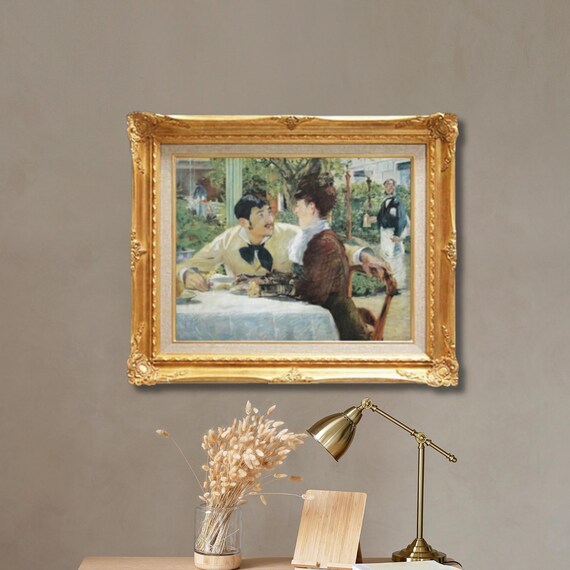 エドゥアール・マネ – カフェにて（フォリー・ベルジェールのバー