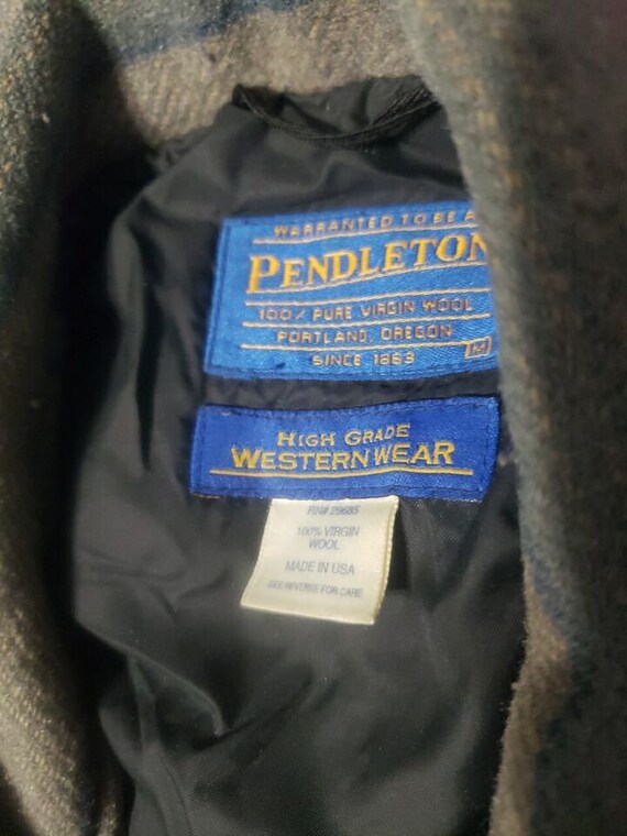 Vintage Pendleton High Grade Western Wear Striped… - image 3