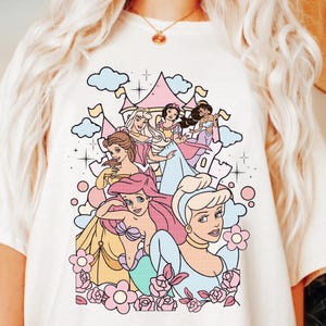 All Princess Png, Princess Png, Princess Clipart, Disney Princess Shirt Png, Magic Kingdom Png, Little Girls Png, Disneyland Family Trip Png