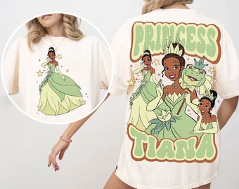 Princess Tiana and Frog Png, Png for Girl, Sublimation Design Download, Princess Tiana Png, Digital Download, Summer Png, Family Trip Png
