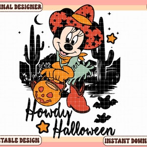 Western Howdy Halloween Png Sublimation Design Download, Country Halloween Png, Fall Season Png, Spooky Season, Pumpkin Png, Trick or Treat