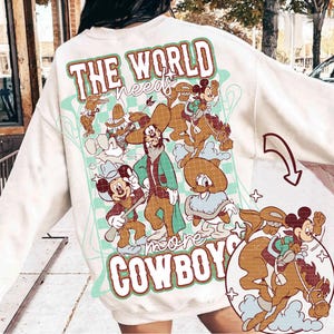 Trendy Western Sublimation Png, The world needs more cowboys Png, Western Cowboy Shirt Png, Country Sublimation, Cowboy Png Design, Kids Png