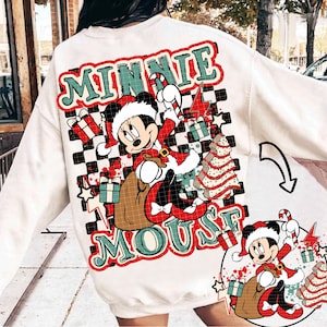 Trendy Christmas Png, Christmas Png, Png dla dziewczyn, Cute Santa Png, Retro Christmas Png, Cartoon Movie Png, Shirt Sublimation Png Design
