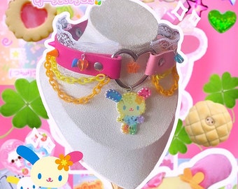 Usahana Choker - Sanrio U*Sa*Ha*Na decora cartoon cutecore anime 2000s flower kawaii bunny sunshine summer  U-Sa-Ha-Na mezzo piano inspired