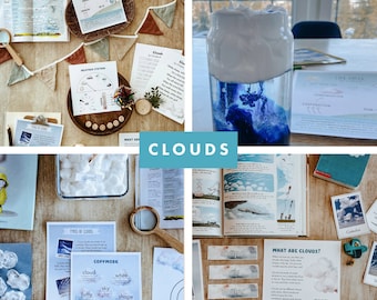 Cloud Unit Study, Cloud Activity pack, Homeschool Unit Study, Homeschool, Charlotte Mason, Curriculum, Nature Study, Weather Unit