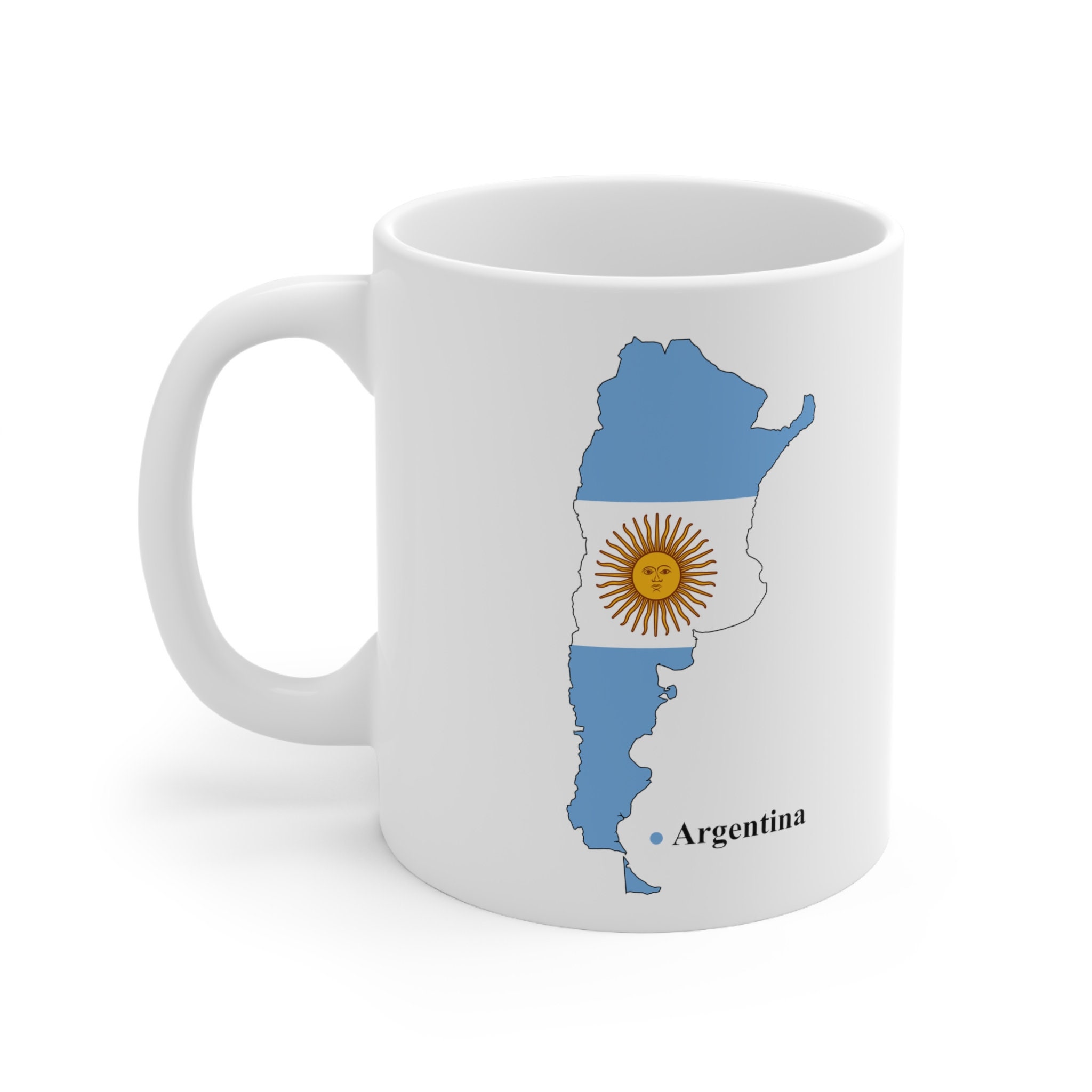 Argentina Map Mug. the Perfect Gift for a Traveler. Argentina Map Mug ...