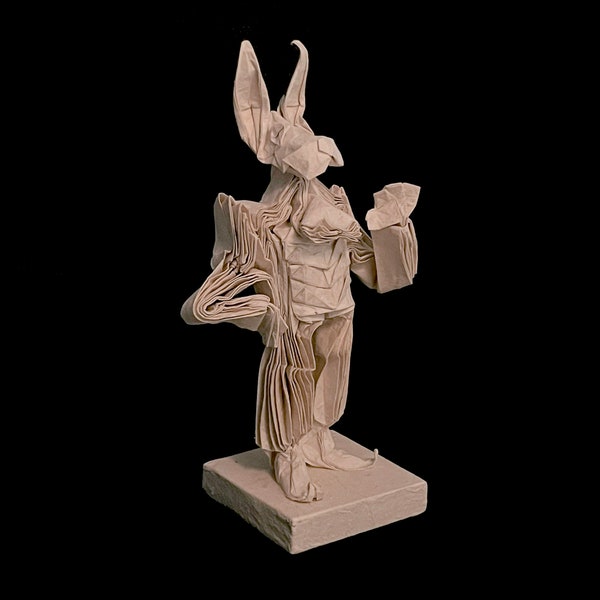 Sculpture Origami Lapin