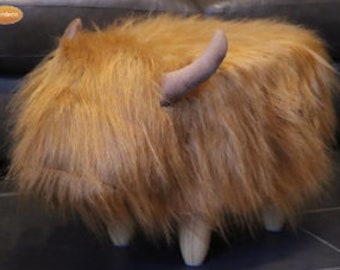 Dillis the Highland Cow Footstool
