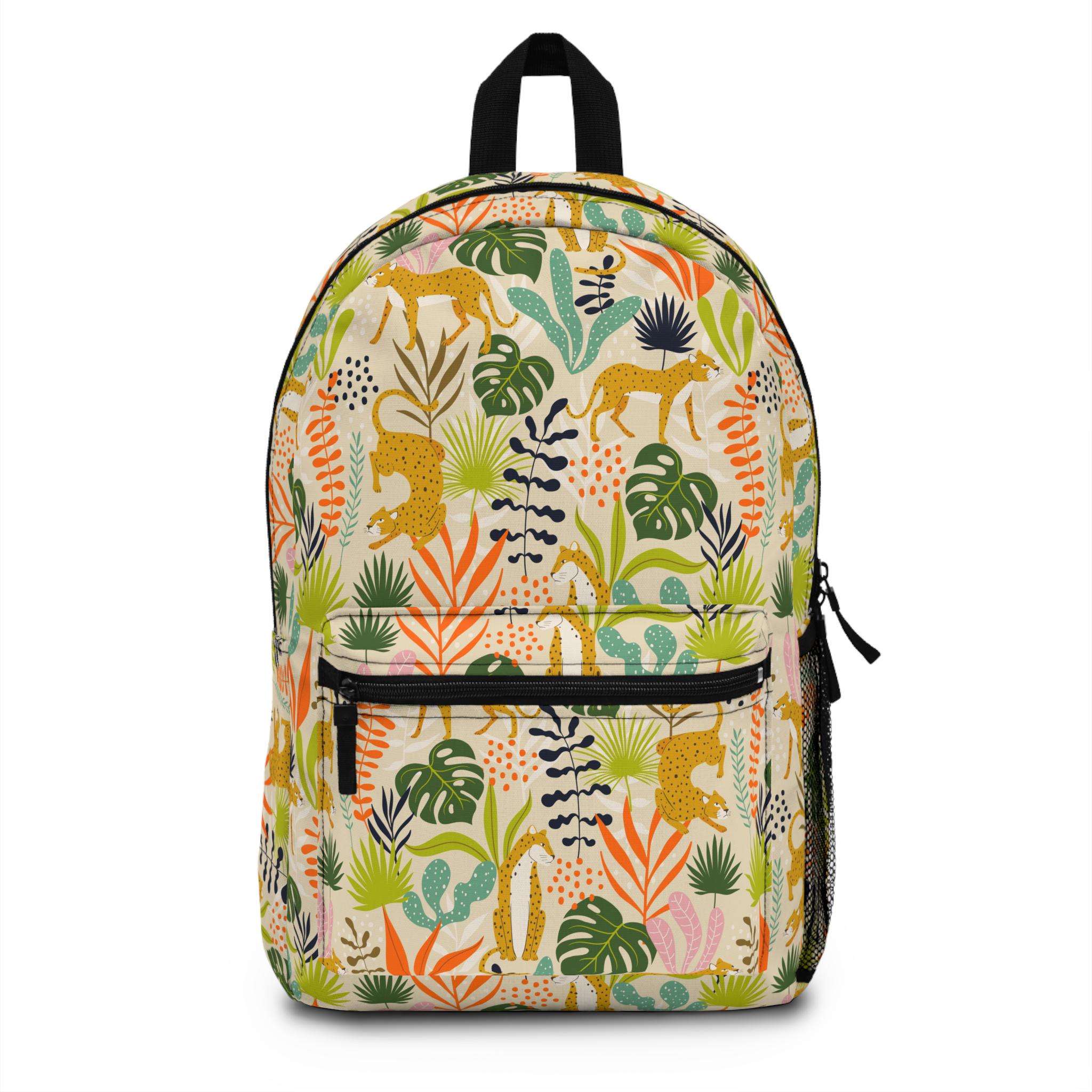 Cheetah Backpack Etsy UK