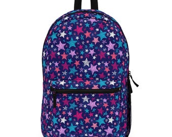 Mochila Estrella, Mochila Galaxia, Mochila Estrella Fugaz, Regalo Estrella, Mochila Escolar Estrella, Mochila Estrella Arcoíris, Estrella Artística, Mochila Espacial