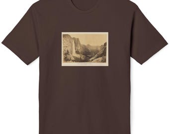 Vintage Yosemite Valley photo T-shirt | sepia landscape tee