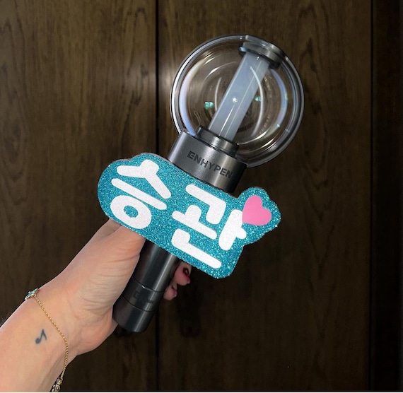 Kpop | Custom Mini Reflective Name Tag | Enhypen, Ateez, TXT
