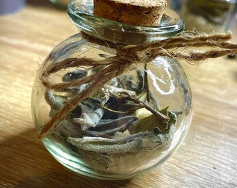 Spell Jar de protection - Amulette de protection, contre le mauvais œil et repousse les gens négatif de son foyer, attire les gens positifs