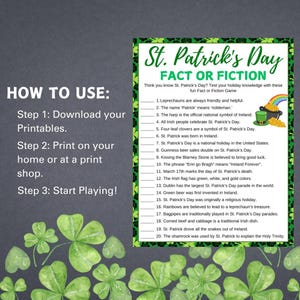 St Patrick's Games Group Adults & Kids