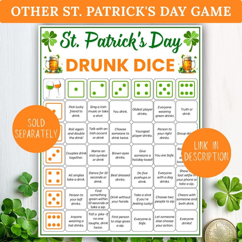 St Patrick's Day Pass the Prize Game, Pass the Gift, St Paddy's Game ...