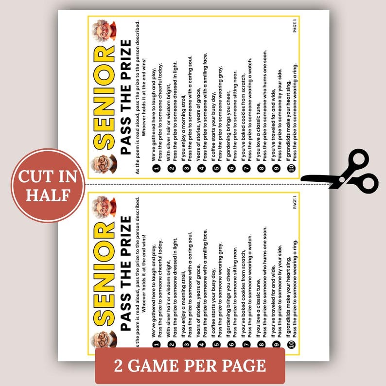 Senior Pass the Prize Game, Pass the Gift, Senior Games, Pass the Prize ...