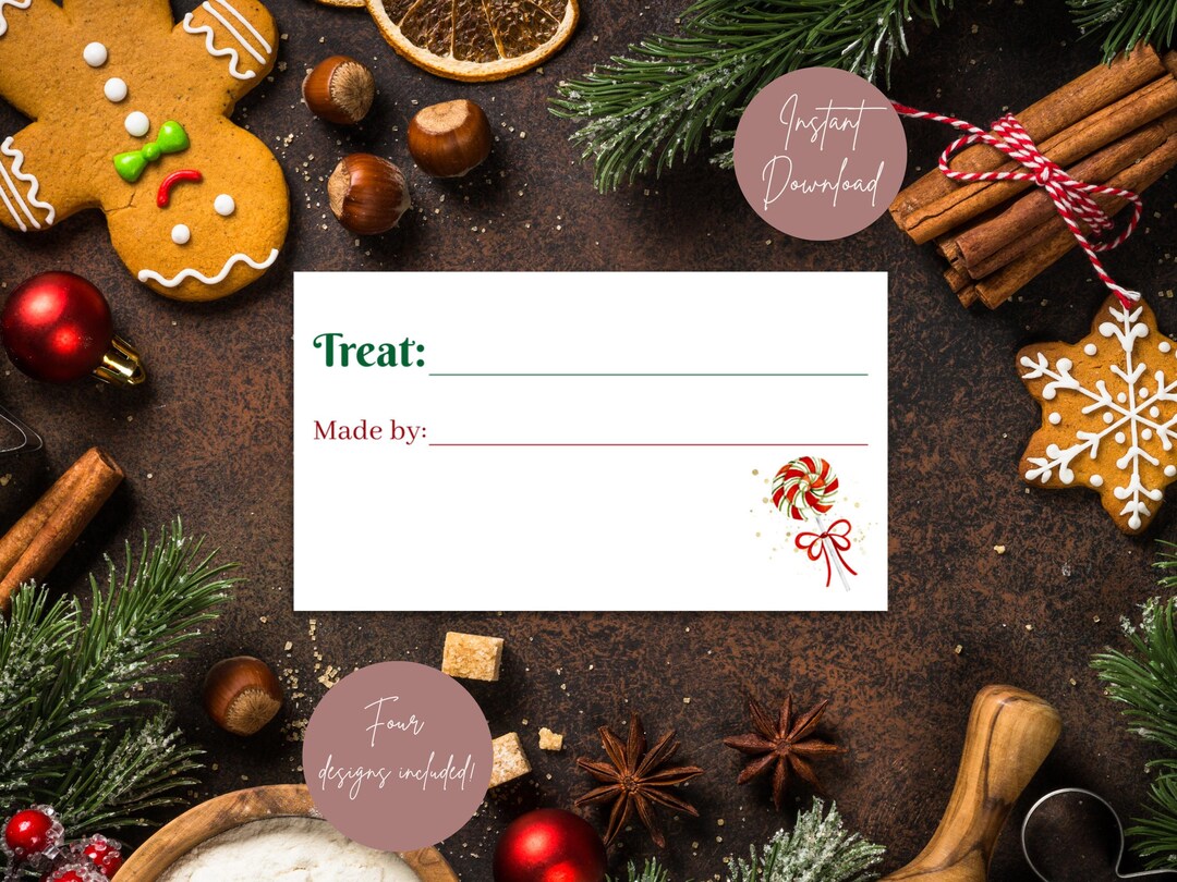 Christmas Cookie Potluck Card Printable, Christmas Cookie Exchange ...