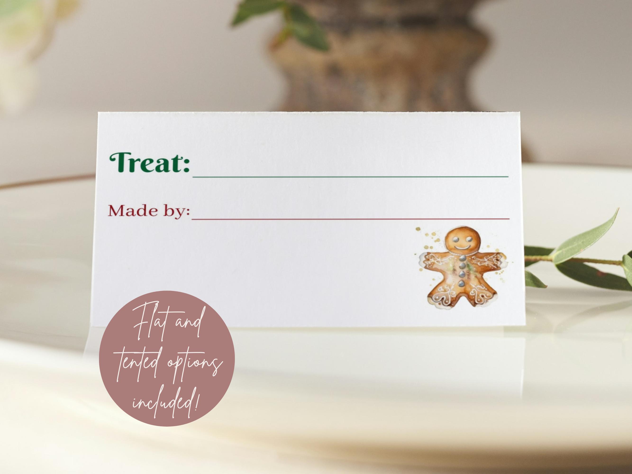 Christmas Cookie Potluck Card Printable, Christmas Cookie Exchange ...