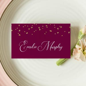 Plantilla para colocar la mesa en el día de San Valentín, arreglos de mesa para la cena de San Valentín imprimibles, decoración para la fiesta de San Valentín, tarjetas para colocar la mesa en el brunch de Galentines, #LVC