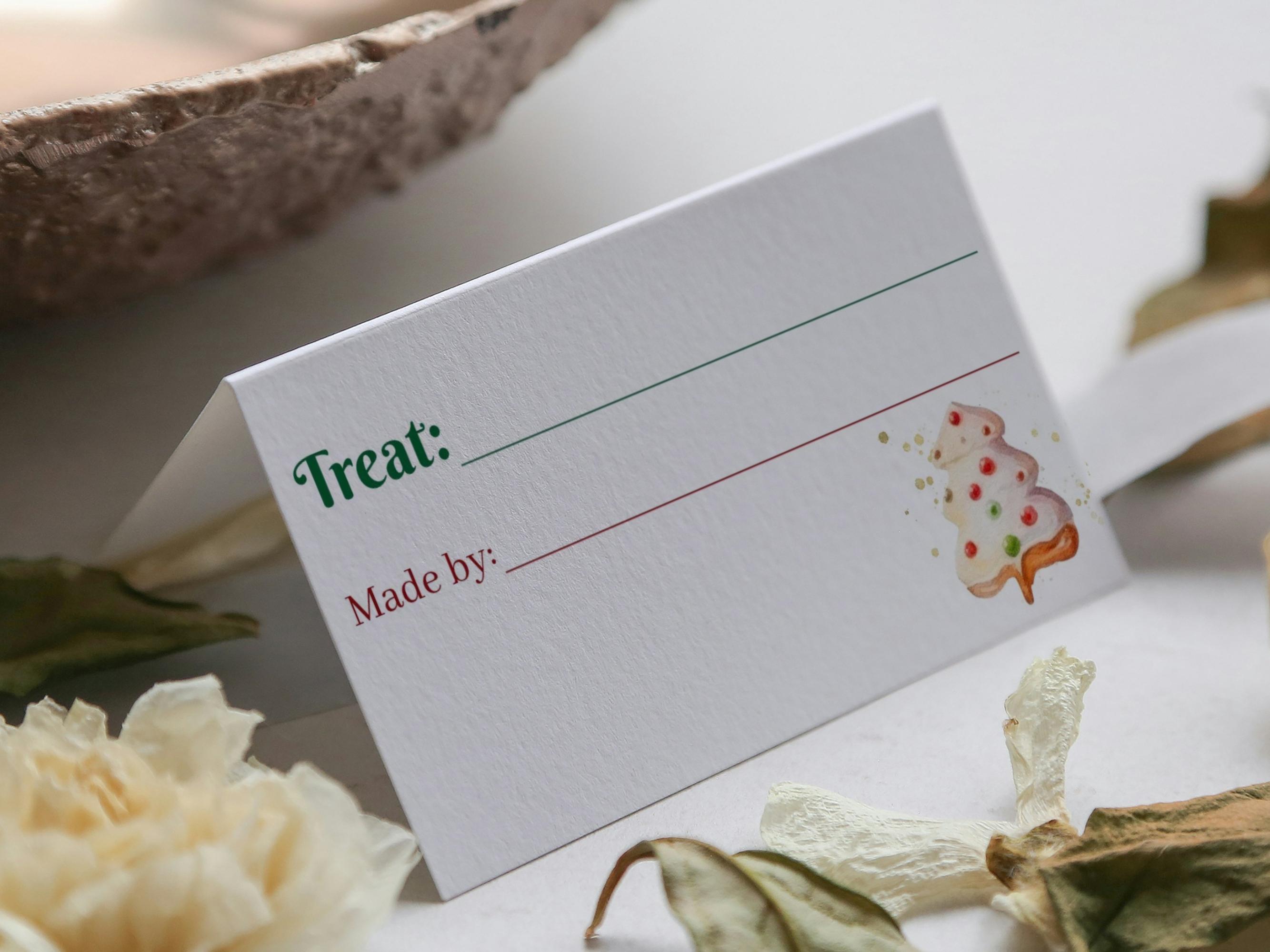 Christmas Cookie Potluck Card Printable, Christmas Cookie Exchange ...