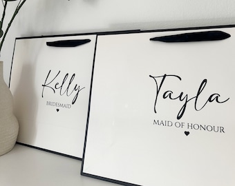 Personalised Luxury Gift Bag | Bridesmaid | Wedding | Birthday | Proposal Engagement | Baby Shower