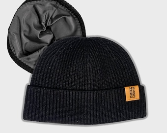 Satin-Lined Fisherman Beanie: Luxury Hair Protection for All Hair Types