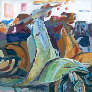 Prima della partenza Vespa GS