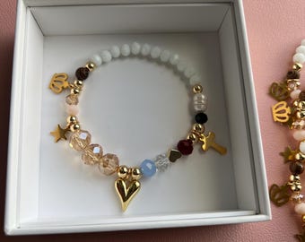 The Story of Jesus Bracelet, the Greatest Sacrifice,Handmade with love,Gift for women,Gold plated filled,Fashion God, Religious
