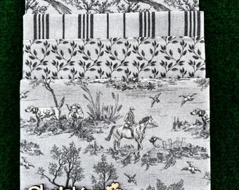 Fabric package Westfalenstoffe Versailles grey-anthracite 48 x 48 cm 4 pieces