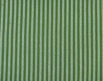 Westfalenstoffe Streifen grün-grün durchgewebt Baumwolle  0,5 m