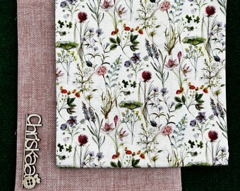 Fabric package 2 x approx. 50 cm x 75 cm Westfalenstoffe Florenz and acufactum fabric Emma old pink fabric cuts,