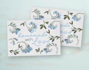 2 Patches - Homemade - 50 x 40 mm acufactum Sophia Drescher Woven Label Patch