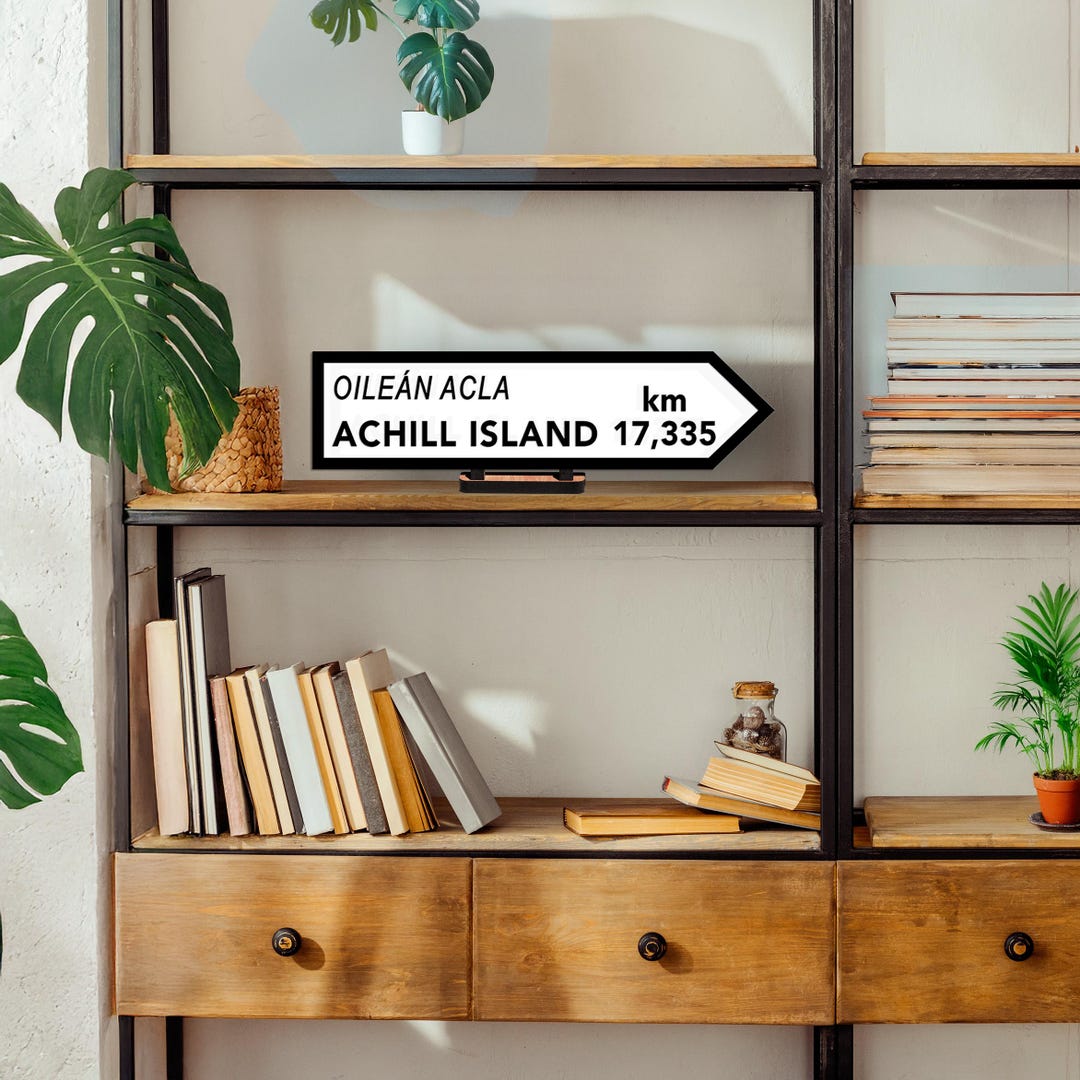 Personalised Vintage Irish Road Sign | Custom Irish County Sign ...