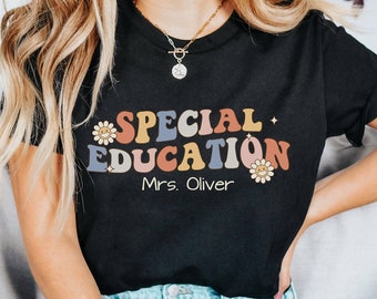 Personalized Special Education Teacher Shirts, Special Education Teacher Gifts, Custom Teacher Shirt, Special Education Teacher Tshirt, SPED
