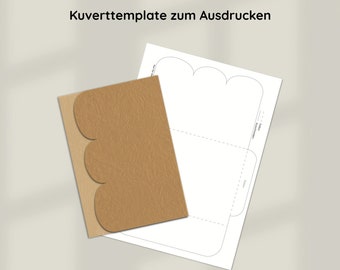 Printable envelope template, for Easter card, sweet Easter greeting card, envelope, letter, Easter bunny, digital download, print at home, A6