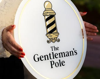 Custom Acrylic Business Sign, Business Logo Sign, Round Acrylic Logo Sign