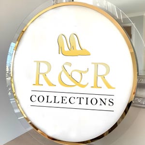 Business Logo Sign, Custom Business Acrylic Sign, Custom Logo Sign, 3d Business Sign