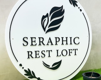Custom Acrylic Business Sign | Acrylic Business Logo Sign | Acrylic Bar Sign | Custom Business Sign | Acrylic Welcome Sign