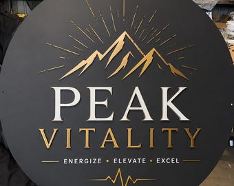 Custom Acrylic Business Logo Sign, Acrylic Logo Sign, Office Storefont, Door Sign, Wall Hanging Business Office, Custom Logo