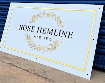 Custom Acrylic Business Sign, Business Logo Sign, Acrylic Logo Sign, Acrylic Bar Sign