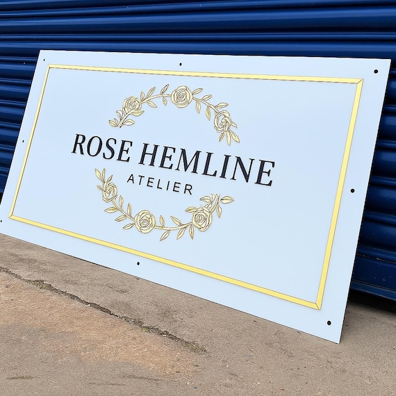 Custom Acrylic Business Sign, Business Logo Sign, Acrylic Logo Sign, Acrylic Bar Sign
