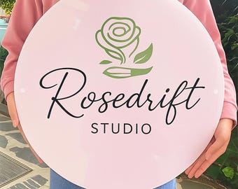 3D Custom Acrylic Business Sign, Acrylic Logo Sign, Business Logo Sign, Acrylic Bar Sign, Saloon Sign