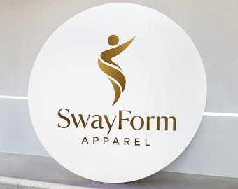 Custom Acrylic Business Sign, Custom Logo Sign, Business Logo Sign, Round Acrylic Sign, Acrylic Logo Sign, Personalized Sign, Wall Decor