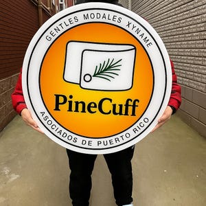 Acrylic Business Sign | Custom 3D Business Logo Sign | Custom Logo Sign | Round Acrylic Logo Sign | Storefront Sign | Acrylic Wall Art